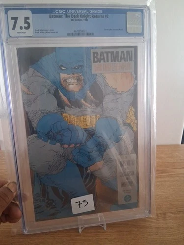 Batman The Dark Knight Returns #2 Miller Variant CGC 7.5 Fresh Graded