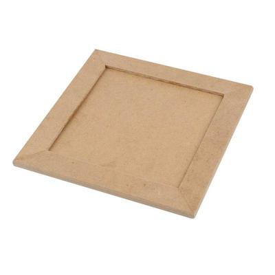 22cm Quadrat MDF Rahmen 3mm Collage Bild/Foto Design Dekorieren Gestalten Basteln x 1