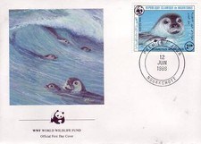 613+ FDC ENVELOPPE 1er JOUR ANIMAUX MARINS  MAURITANIE