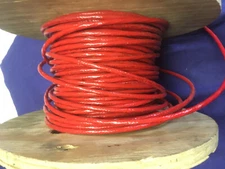 Houston Wire & Cable 16/4 Shielded, 90' Avail., Red, High Temp. Cable, PER FOOT