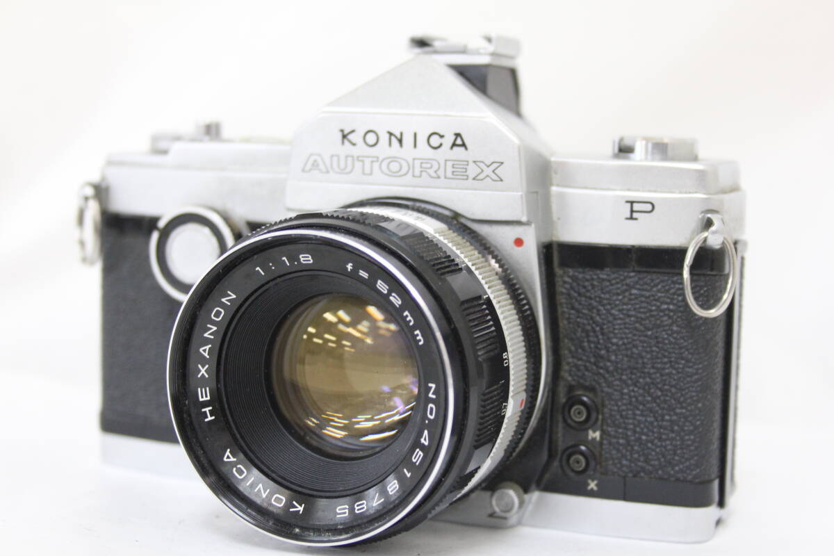 Konica Autorex P Camera Hexanon 52mm F1.8 Lens Set for Parts Konica Autorex P Camera Hexanon 52mm F1.8 Lens Set for Parts