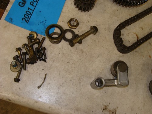 2001 POLARIS INDY CLASSIC 700 l/c reverse gearbox chaincase chain sprocket set - Picture 4 of 20