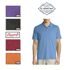 St Johns Bay Mens Short Sleeve Polo Shirt C24