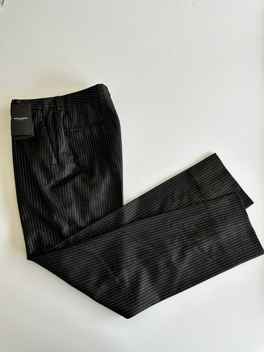 Pants men Saint Laurent striped | eBay