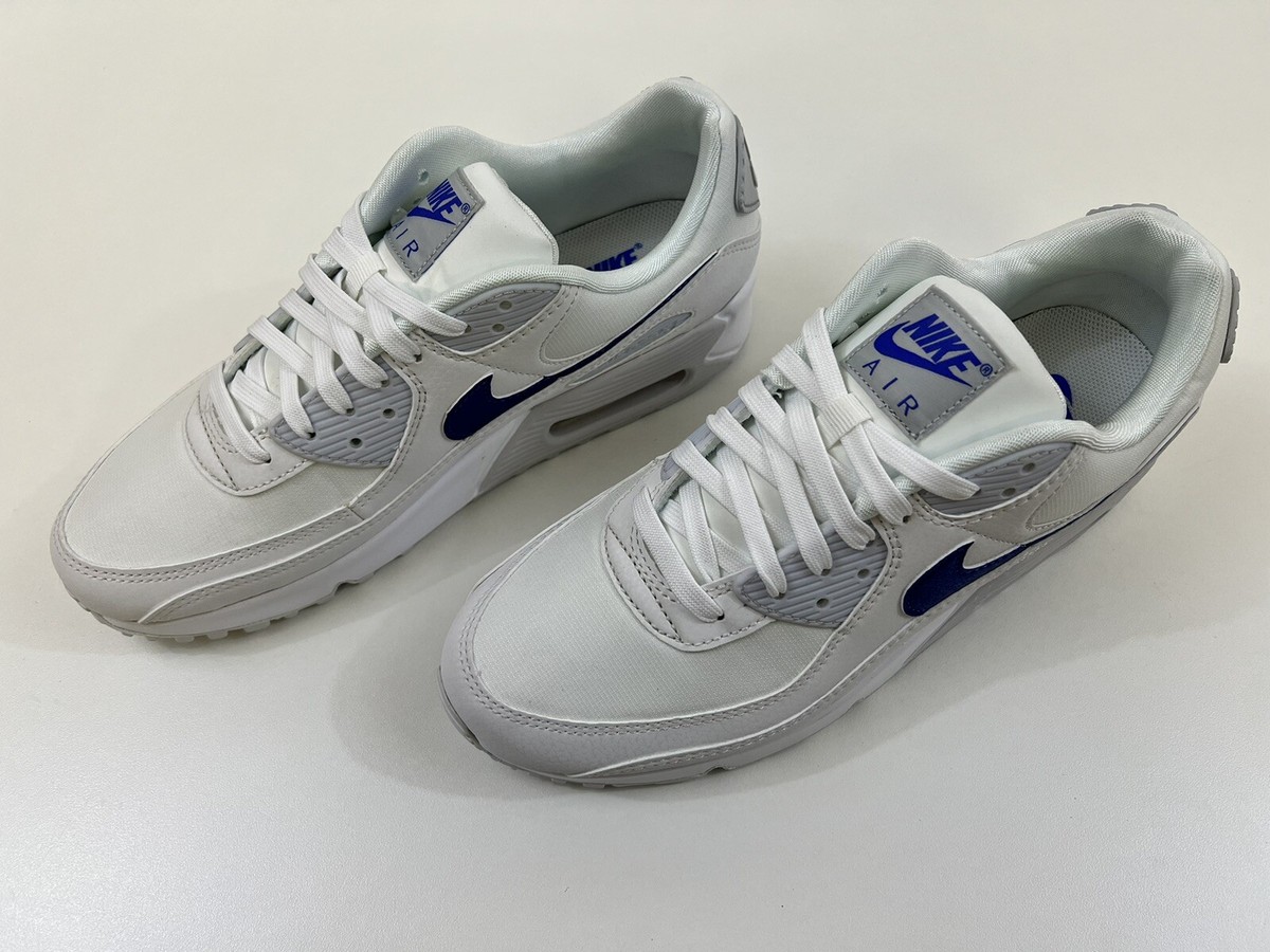 Nike Air Max 90 Summit White/Medium Blue DX0115-100 Wmns Sz