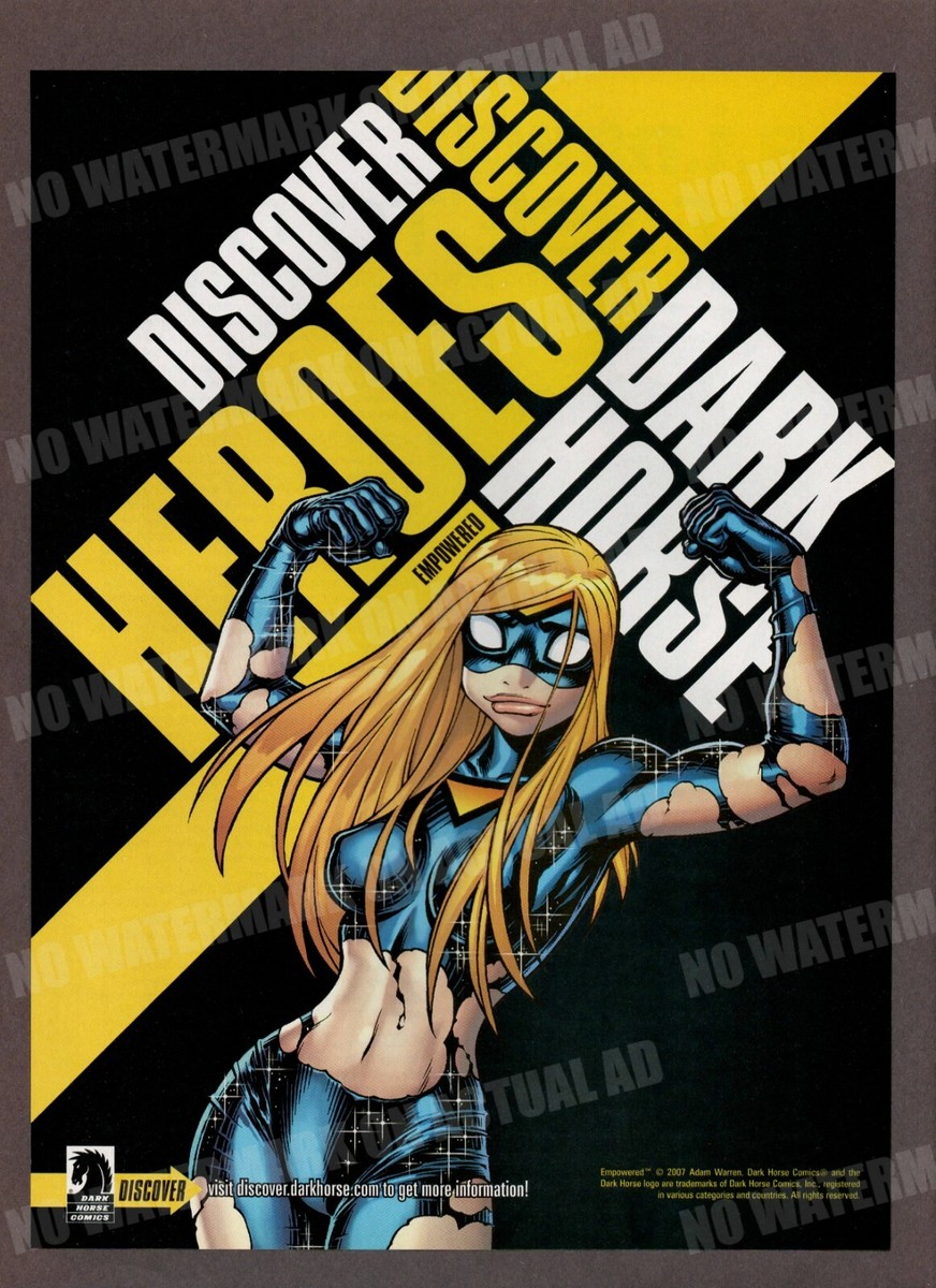 empowered アメコミ コミック Empowered Dark Horse Comics Print Magazine Ad Adam Warren