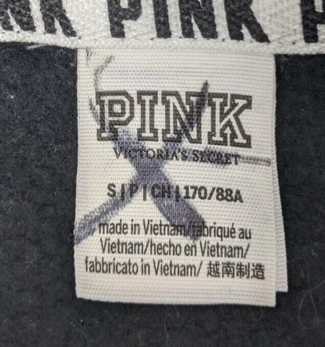 victoria-secret-vs logo colorblock pullover hoodie