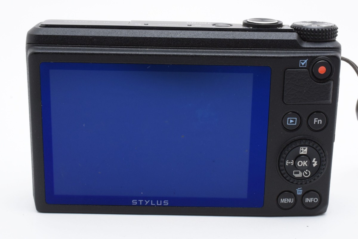 【N2009】 OLYMPUS μ-10 Digital OLYMPUS STYLUS XZ-10 12.0MP Black Compact Digital Camera