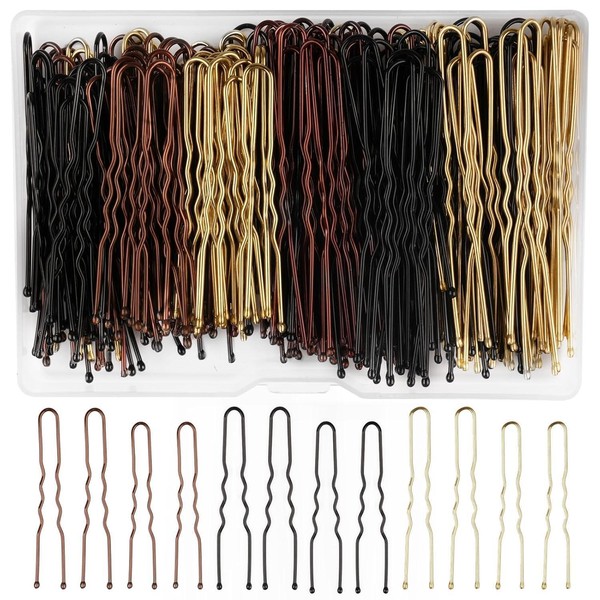 Haarnadeln Bobby Pins Set 210 StüCk Metall Wellenform U-Haarklammern-image