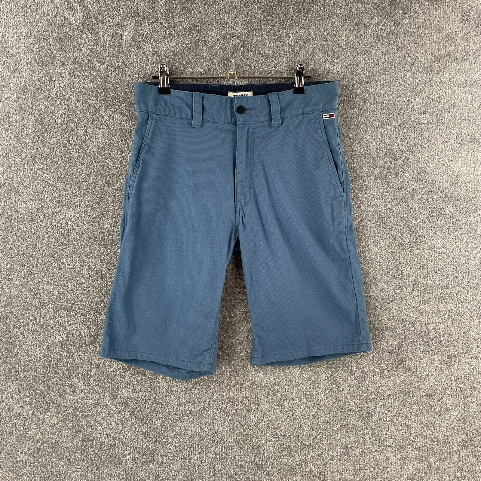 Tommy Hilfiger Chino Shorts Mens W29 Blue Regular Fit