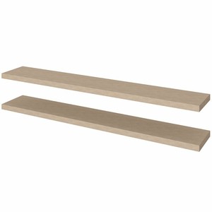 Bestar 72 Lightweight Unfinished Floating Wall Shelf Set Of 2 63753056953 Ebay