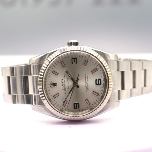 Rolex Air King 114234 34mm watch Steel and 18k white gold warranty VGC Full set - Picture 20 of 24
