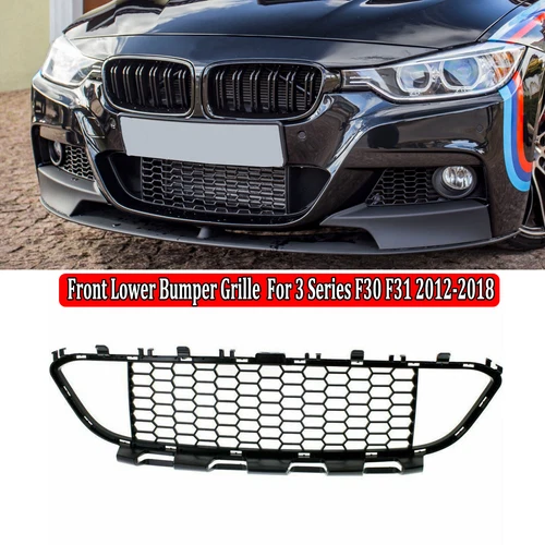 FRONT BUMPER CENTER LOWER MESH GRILLE For BMW 3 F30 F31 F35 M SPORT 2012-2018
