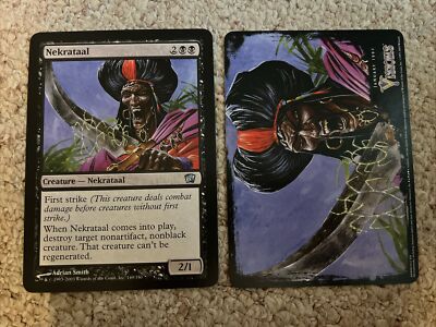 2003 Magic: The Gathering - 8th Edition Oversized Box Topper Nektrataal Mtg