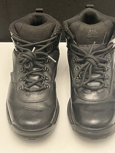 Bota de Senderismo Medio Impermeable Timberland Para Hombre Blanca Ledge Negra Grano Completo Talla 8 - Imagen 14 de 14