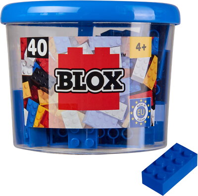 Simba Konstruktionsspielzeug Bausteine Blox 40 Teile 8er blau 104118881