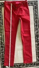 Agaci Women’s Tomato Red Skinny Pants, Size Medium — photo 5