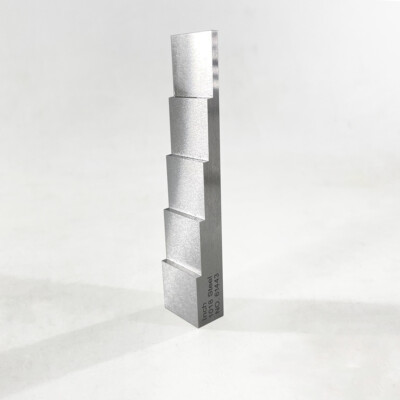 5 Step Ultrasonic Thickness Meter Calibration Block 0.1'' to 0.5'' 1018 Steel NDT