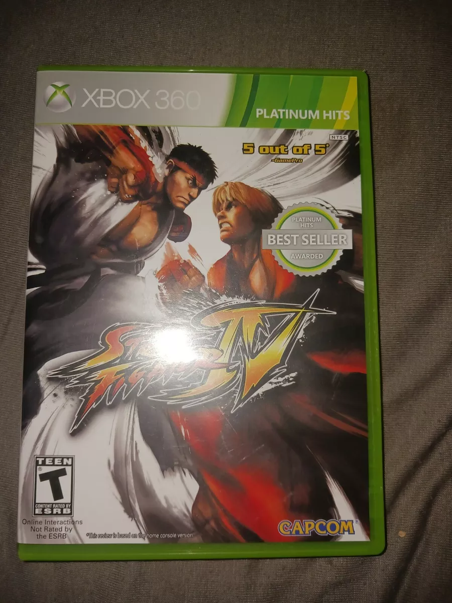 Street Fighter IV (Platinum Hits) - Xbox 360 Game - No manual