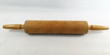 VINTAGE FOLEY MAPLE ROLLING PIN BALL BEARING SIGNED MADE IN USA