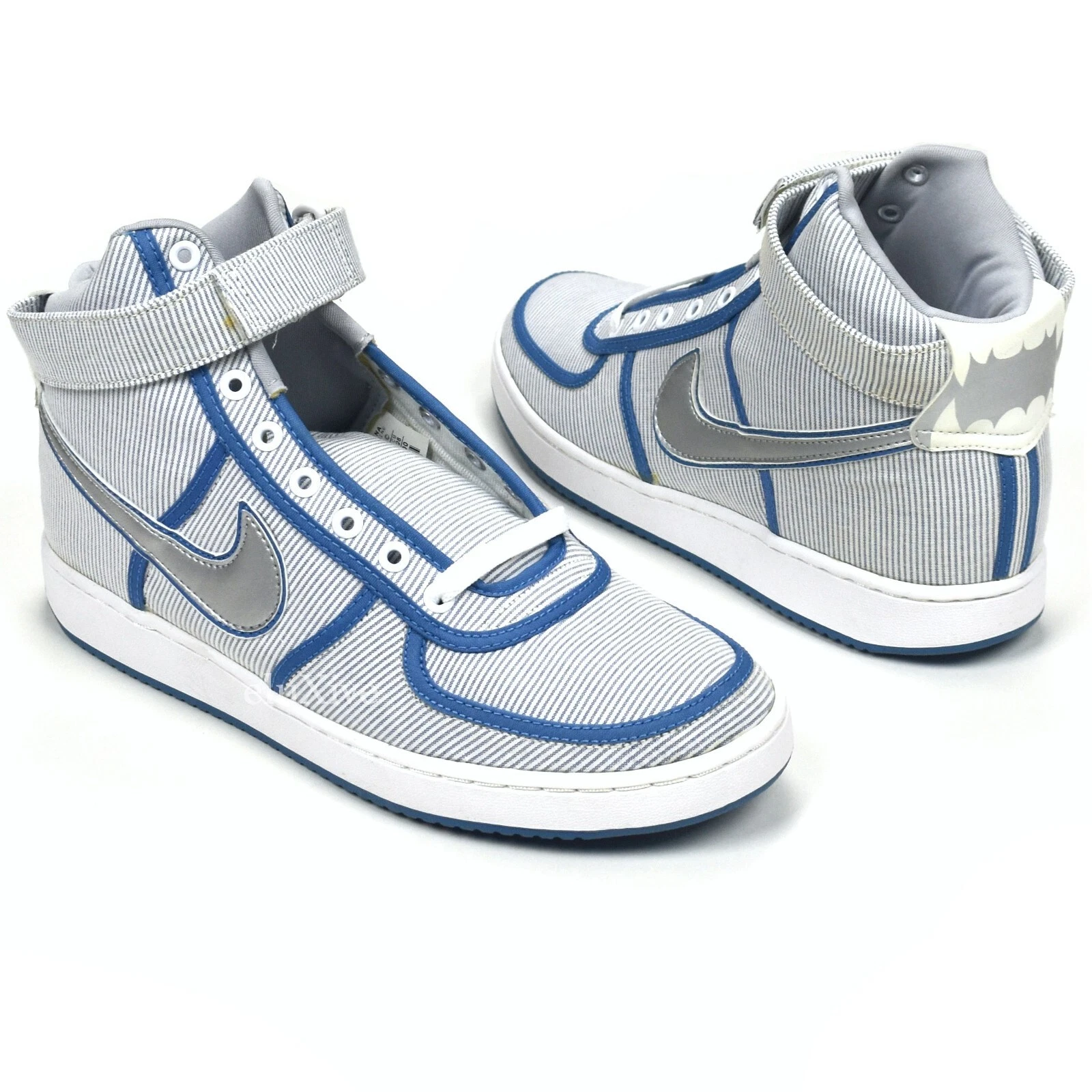 Neuf avec étiquettes Nike Vandal High Supreme 2003 Geoff McFetridge bleu déchirant 10 AUTHENTIQUE