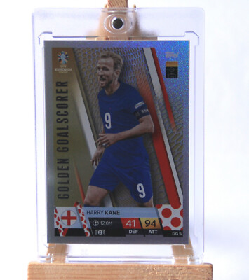 Harry Kane Rainbow Glitzer Holo Golden Goalscorer GG 5 UEFA Euro 2024