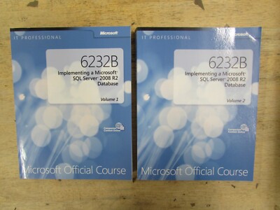 BAND 1 & 2 MICROSOFT OFFIZIELLER KURS 6232B ** KOSTENLOSE UK POST ** TASCHENBUCH