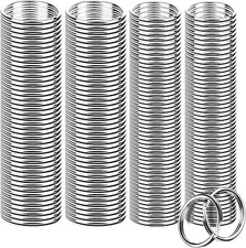  200 Pieces Split Key Rings Bulk For Keychain Key And Art Crafts(25 Mm /