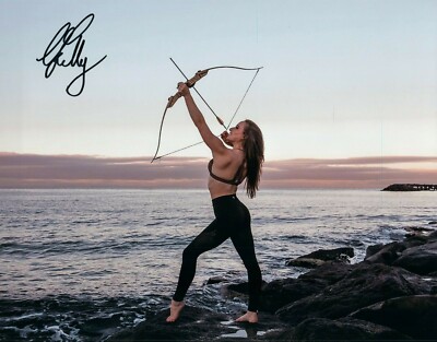 Orissa Kelly Signed 8x10 Photo #164 Archery Contortionist Britain's Got Talent 