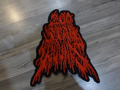 200 Stab Wounds Patch Shape Gestickt Backpatch Back Patch Sanguisugabogg Grave