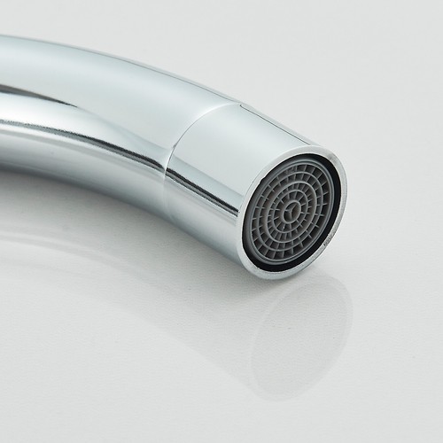 Grifo de cocina cromado grifo de una mano cocina mezclador fregadero grifo - Imagen 8 de 12