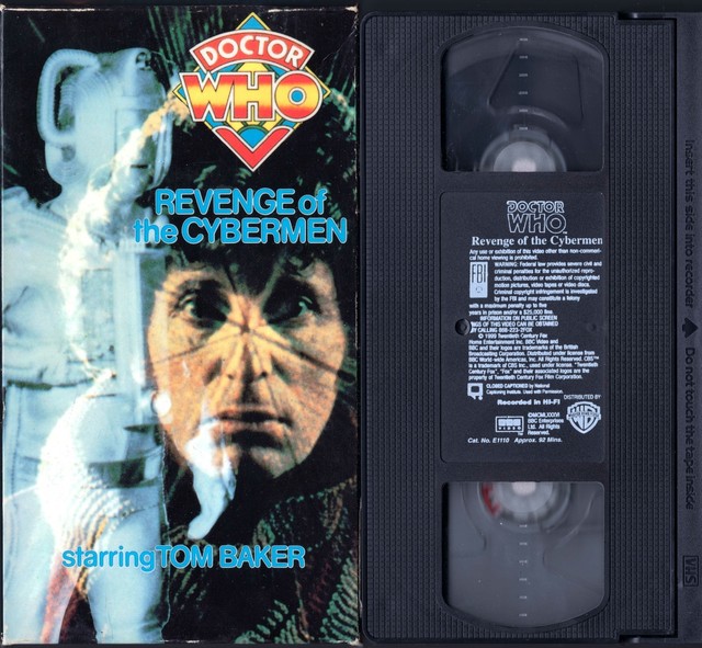Doctor Who Revenge of the Cybermen (VHS, 2000) for sale online eBay