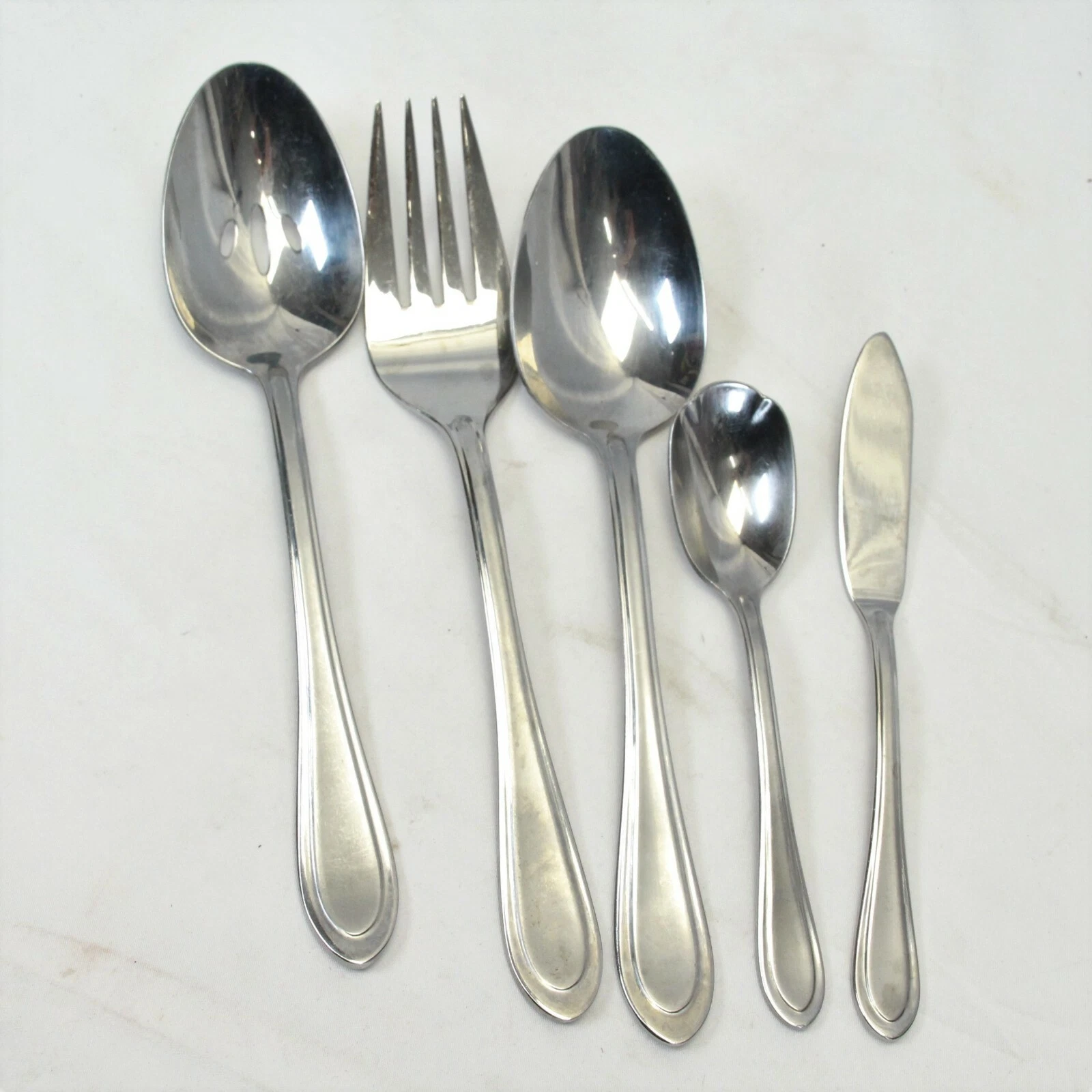 Oneida Joanne Serving Pieces Stainless Lot of 5