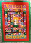 Tappeto per bambini il gioco dell'oca di Snoopy vintage Eliolona Made in Italy