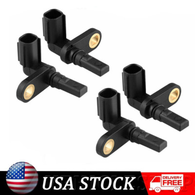 4pc ABS Wheel Speed Sensor Front & Rear For Toyota Tundra 89542-0C020 07-17 USA