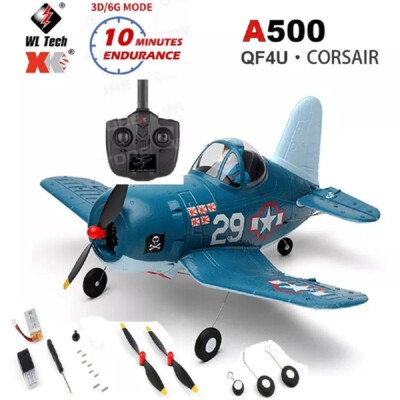 RC Airplane A500 F4U Corsair 4CH 3D 6G System RTF EPP 2.4Ghz Aircraft Glider Toy