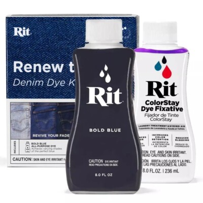 Rit Dye Renew Back To Blue Jeans Dye Restore Faded Denim