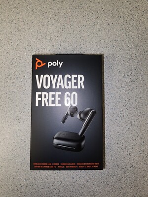 Poly formerly Plantronics Voyager Free 60 True Wireless Earbuds With Active NC