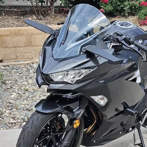 For KAWASAKI NINJA 500 SE 2024 2025 CNC Adjustable Winglet Wing Stealth Mirrors - Picture 11 of 12