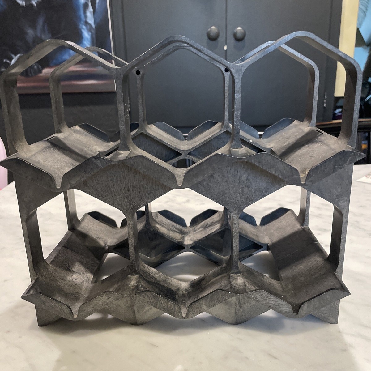 1960年代のビンテージワインラック Vintage 1960s Modernist Plastic Wine Rack Mid Century Modern