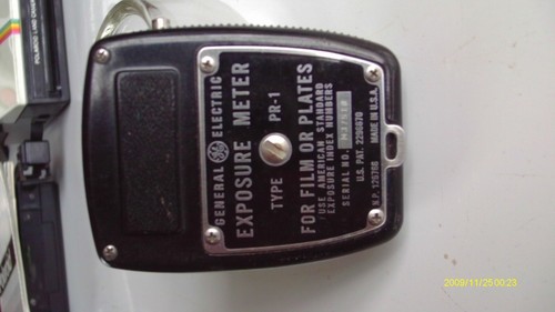 Vintage GE Exposure Light Meter Type PR-1 , Film - Leather Case General Electric - Picture 3 of 3