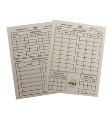 Write-On Assistant Referee Match Cards