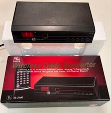 Zentek Wireless Cable Converter XL-2100 w/Original Box - See Video No Remote 
