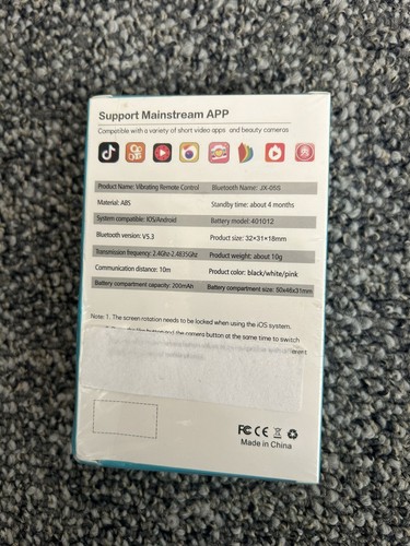 Multifunction Mobile Phone Bluetooth Ring Remote Control JX-05S 2025 - 第 3/3 張圖片
