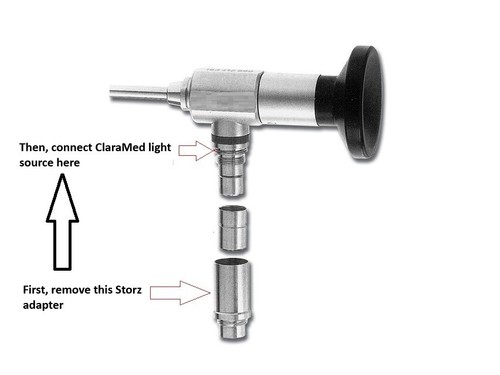 Portable LED light Source Compatible with OLYMPUS/STORZ Endoscope/light cable.L4 - Picture 11 of 12