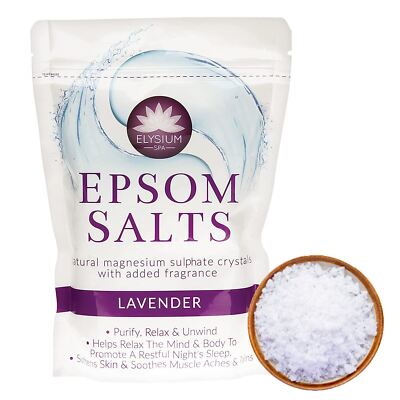 450g Elysium Spa Bittersalz - Lavendel