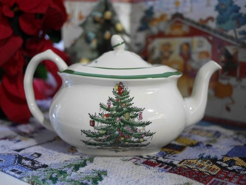Spode Weihnachtsbaum TEEKANNE Neu - Bild 4 von 10