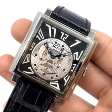 Milus 42mm Herios TriRetograde Stainless HERT-SP02 Wristwatch