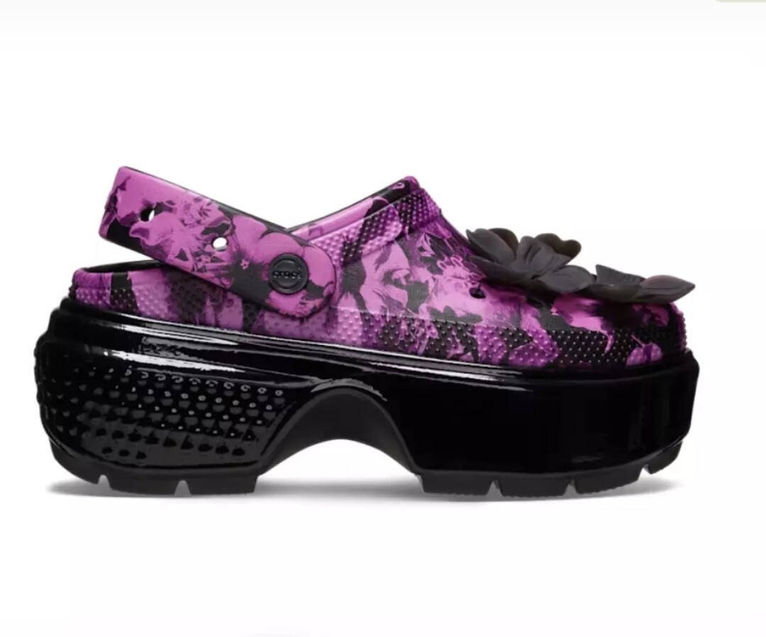 CROCS Siren Hyper Shine Floral Clog Platform Women *Limited