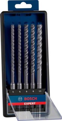 Bosch Expert SDS-plus-7X Hammerbohrer Steinbohrer Beton Set 6/6/8/8/10 mm